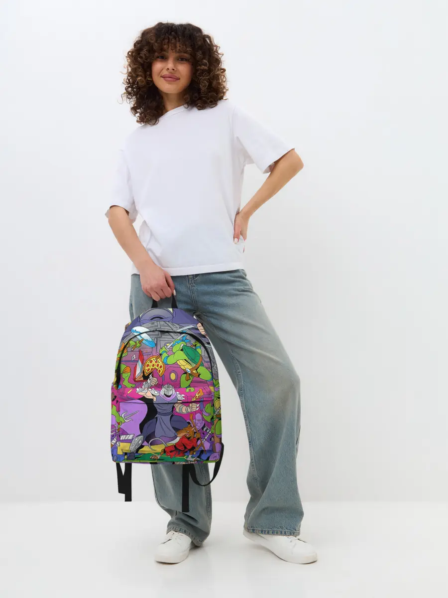 Рюкзак джинсовый / ЧЕРЕПАШКИ