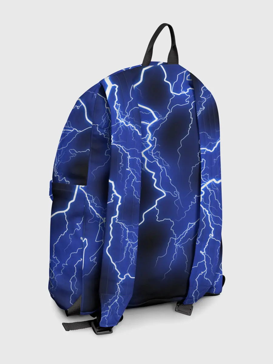 Рюкзак джинсовый / МОЛНИЯ NEON