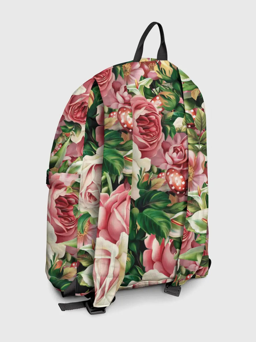 Рюкзак джинсовый / ЦВЕТЫ / FLOWERS / 8 МАРТА