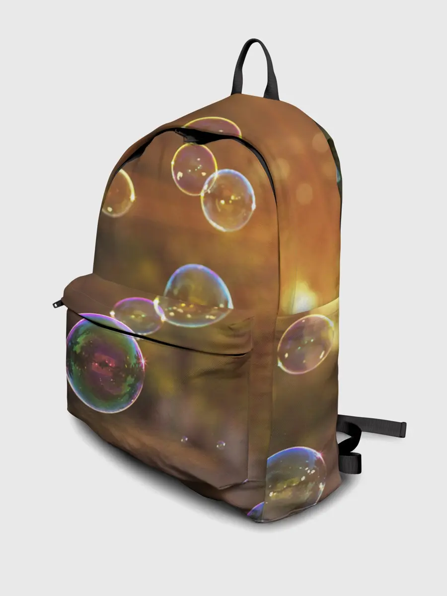 Рюкзак джинсовый / Мыльные пузыри.