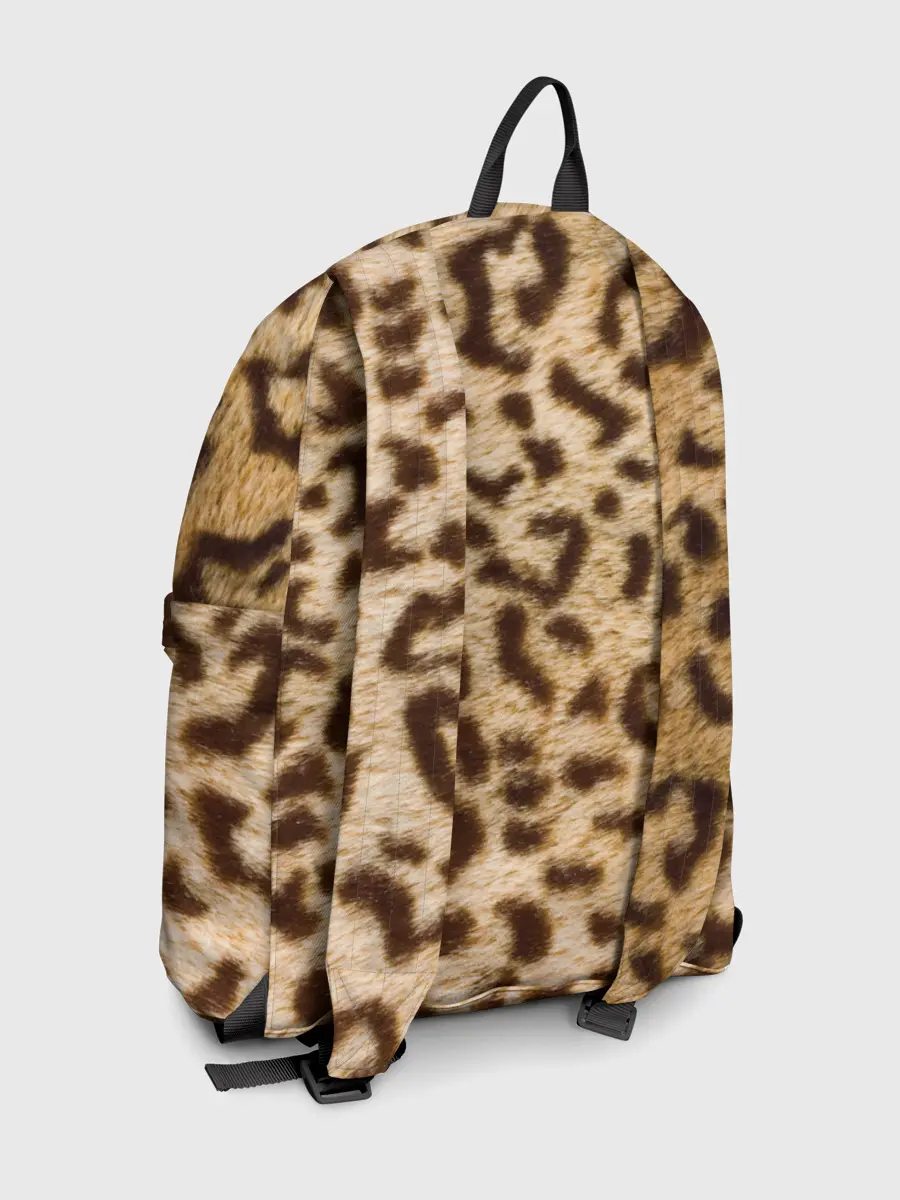 Рюкзак джинсовый / Леопард