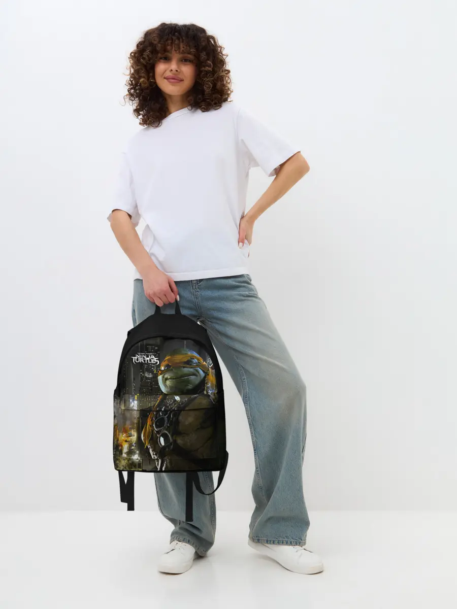 Рюкзак джинсовый / Черепашки - ниндзя