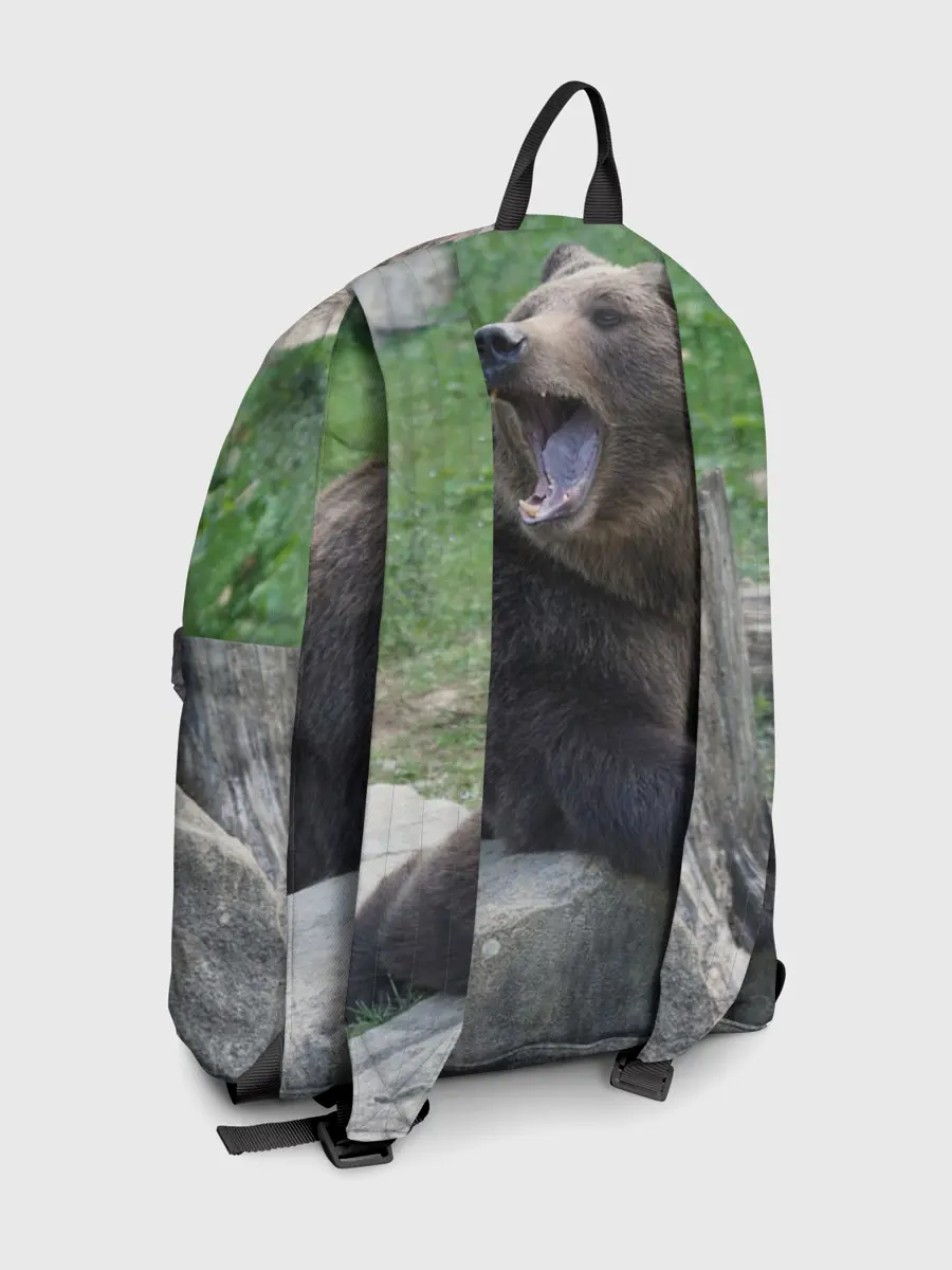 Рюкзак джинсовый / Медведь