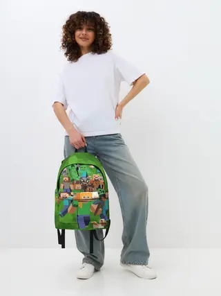 Рюкзак джинсовый / Minecraft