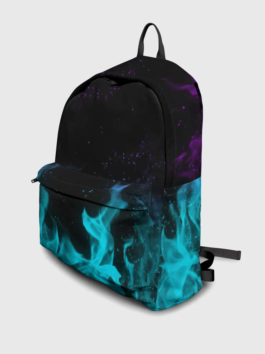 Рюкзак джинсовый / НЕОНОВЫЙ ОГОНЬ | NEON FIRE