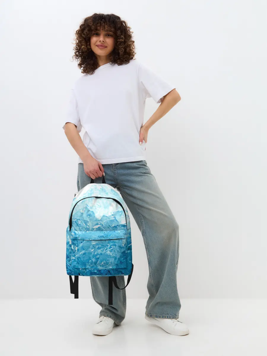Рюкзак джинсовый / Лёд