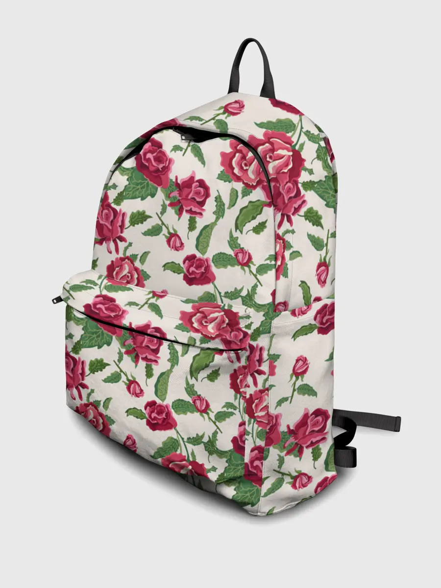 Рюкзак джинсовый / Цветочный узор