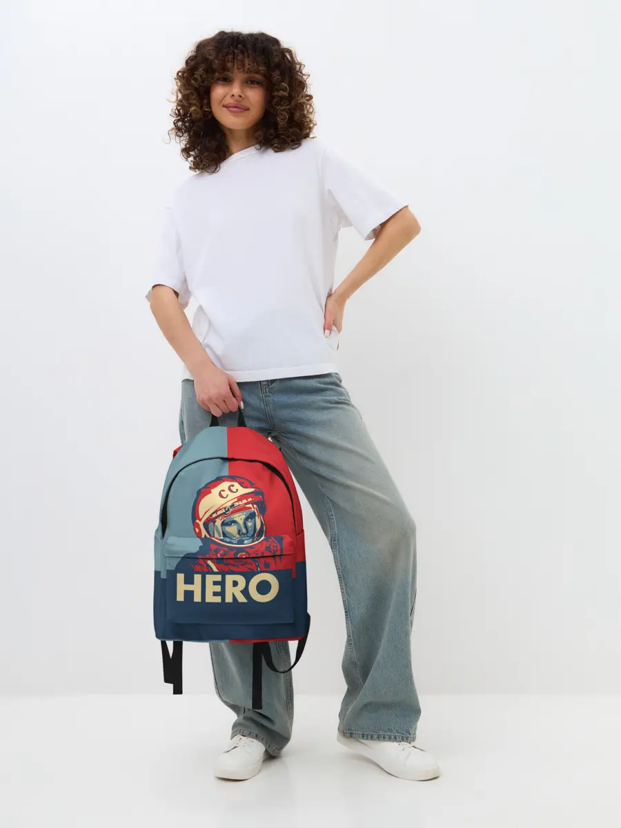 Рюкзак джинсовый / ЮРИЙ ГАГАРИН