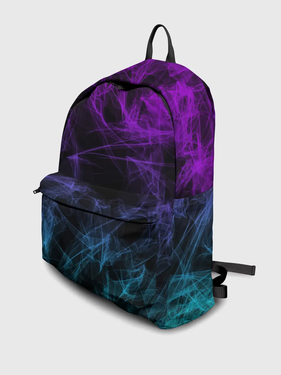 Рюкзак джинсовый / NEON SMOKES STRIPES | НЕОНОВЫЕ ВОЛНЫ