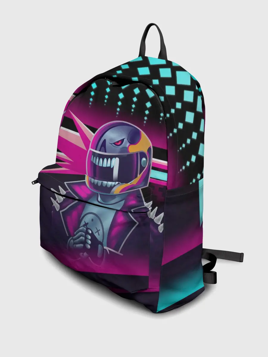 Рюкзак джинсовый / НЕОНОВЫЙ ГОНЩИК