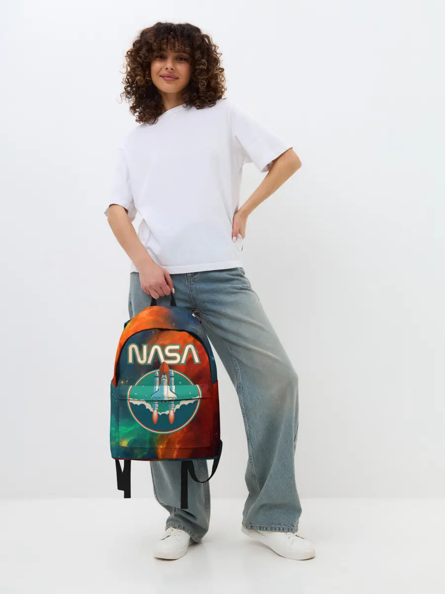 Рюкзак джинсовый / NASA