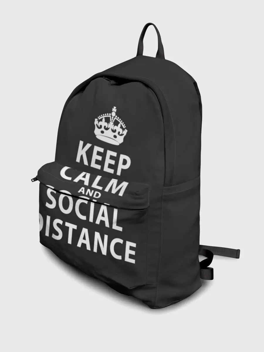 Рюкзак джинсовый / Keep Calm And Social Distance