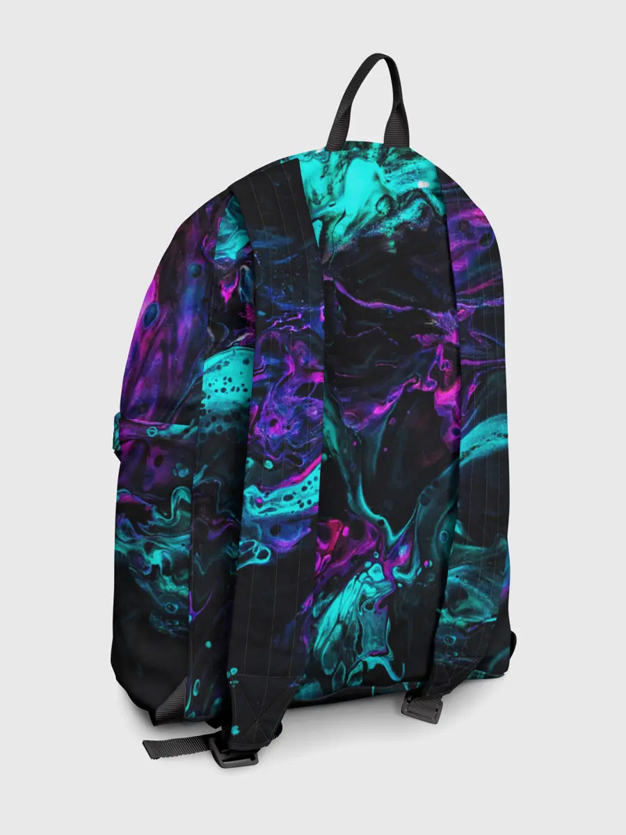 Рюкзак джинсовый / НЕОНОВАЯ АБСТРАКЦИЯ | NEON