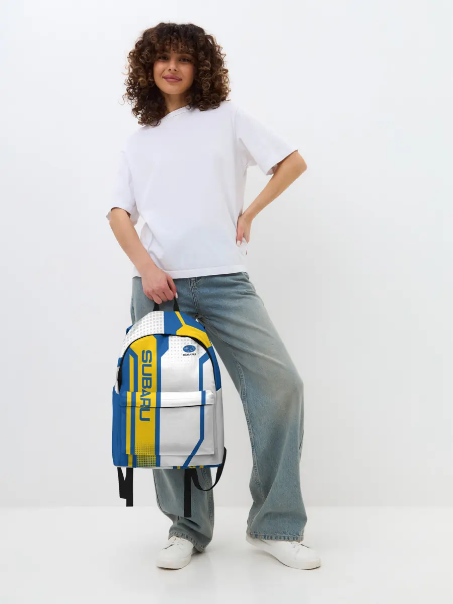 Рюкзак джинсовый / Subaru Driver team