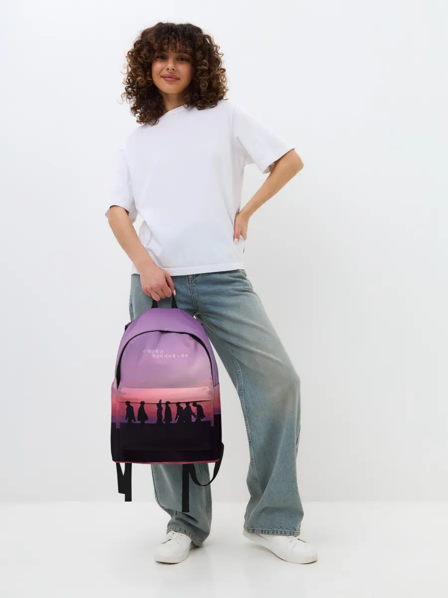 Рюкзак джинсовый / BTS