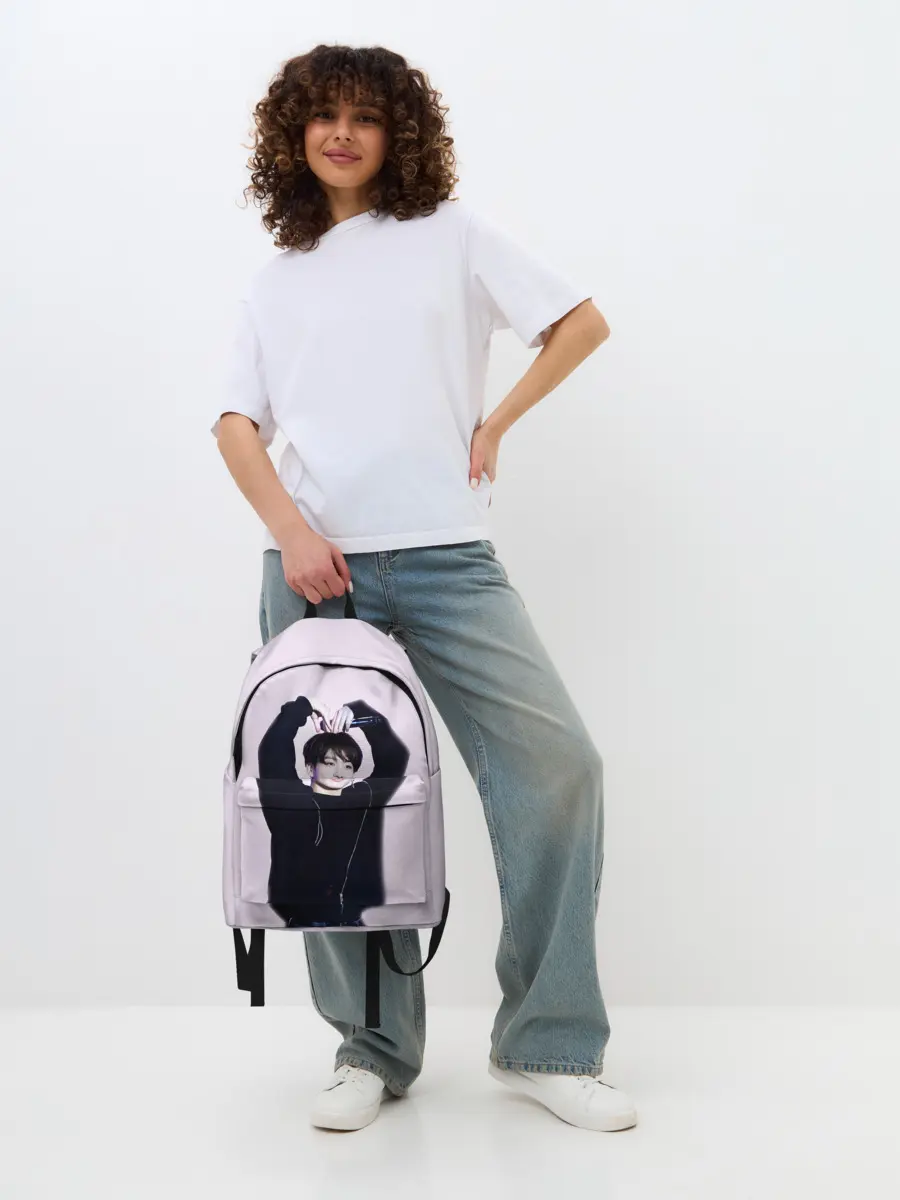 Рюкзак джинсовый / BTS