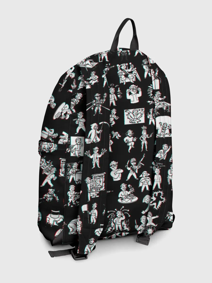 Рюкзак джинсовый / Vault Boy