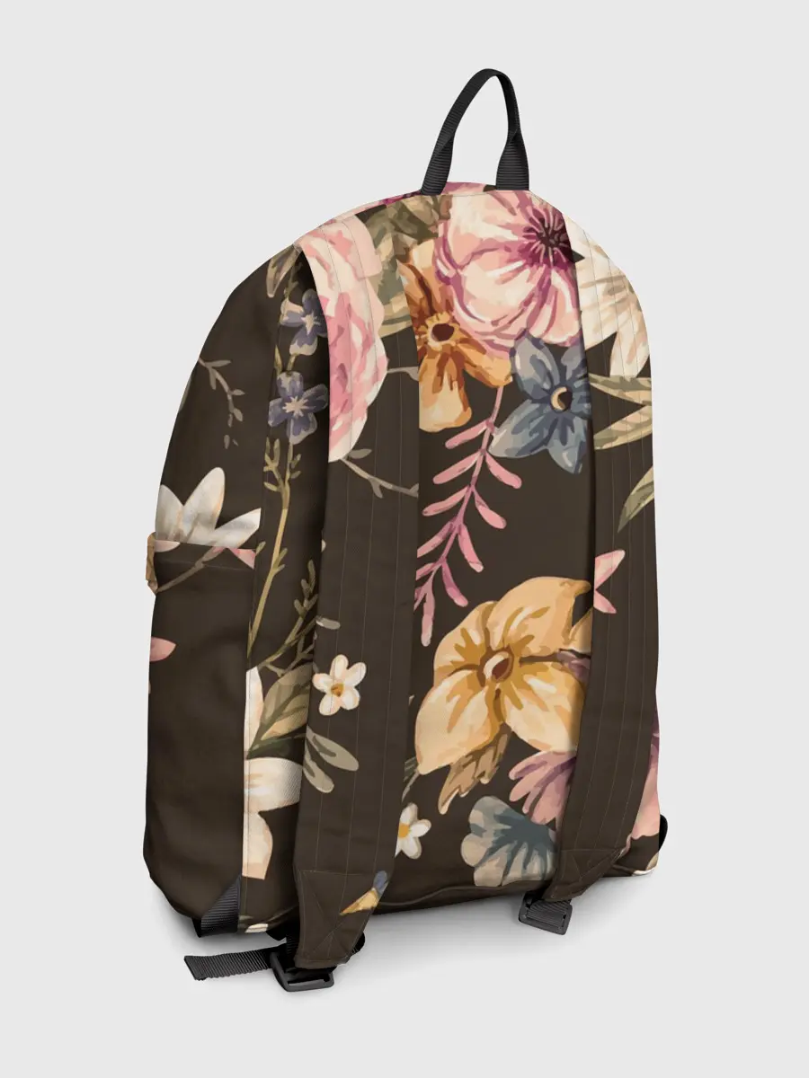 Рюкзак джинсовый / цветы