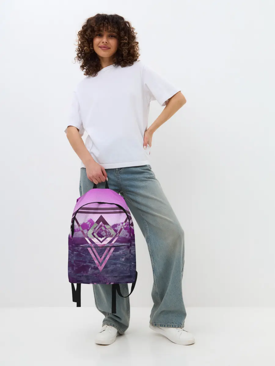 Рюкзак джинсовый / ИЗУМРУД