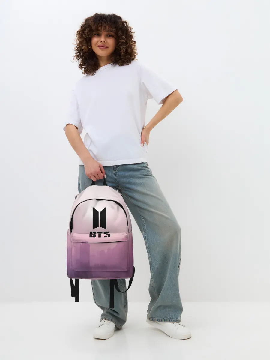 Рюкзак джинсовый / BTS