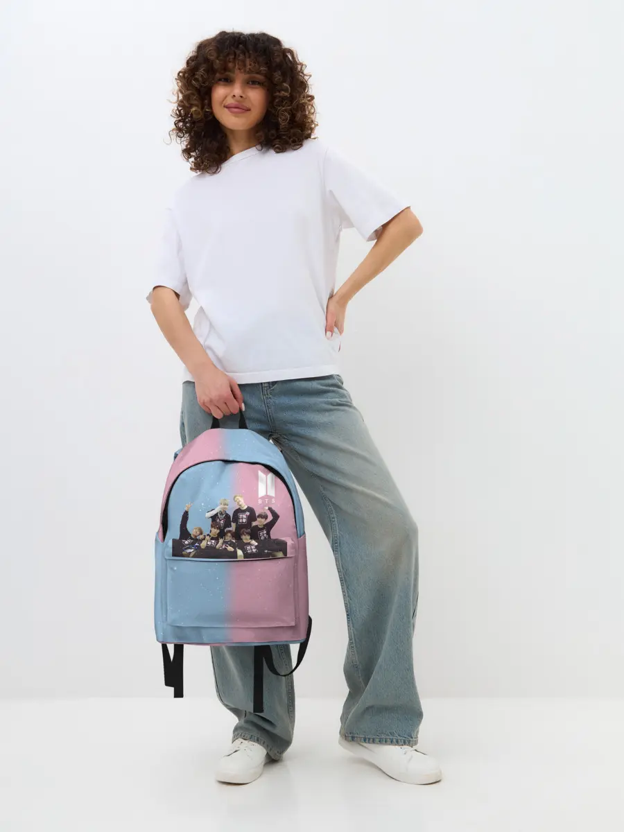 Рюкзак джинсовый / BTS