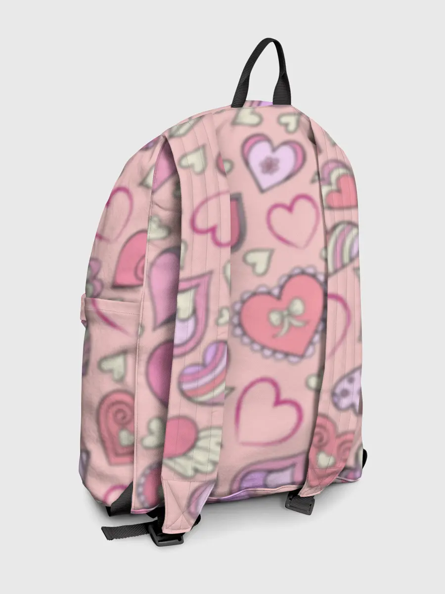 Рюкзак джинсовый / Я ТЕБЯ ЛЮБЛЮ | I LOVE YOU