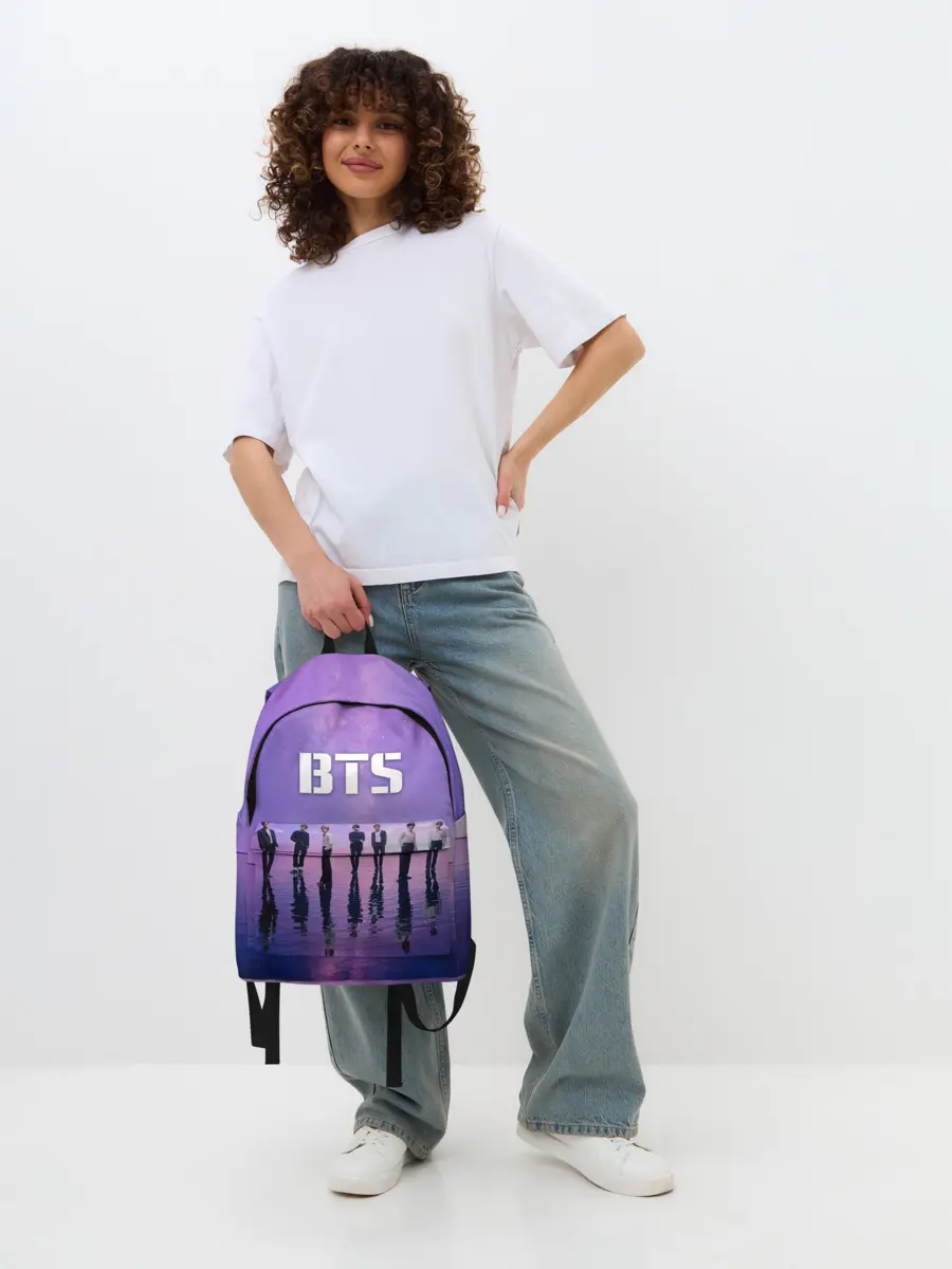 Рюкзак джинсовый / BTS