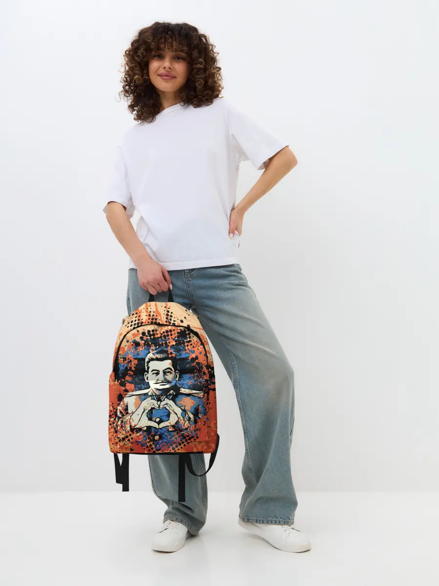 Рюкзак джинсовый / Сталин