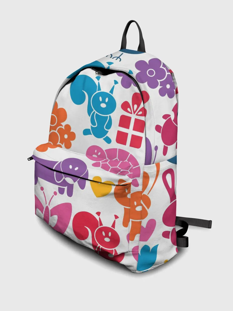 Рюкзак джинсовый / Звери, детская