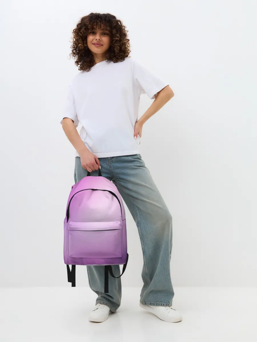 Рюкзак джинсовый / Нежный фиолет
