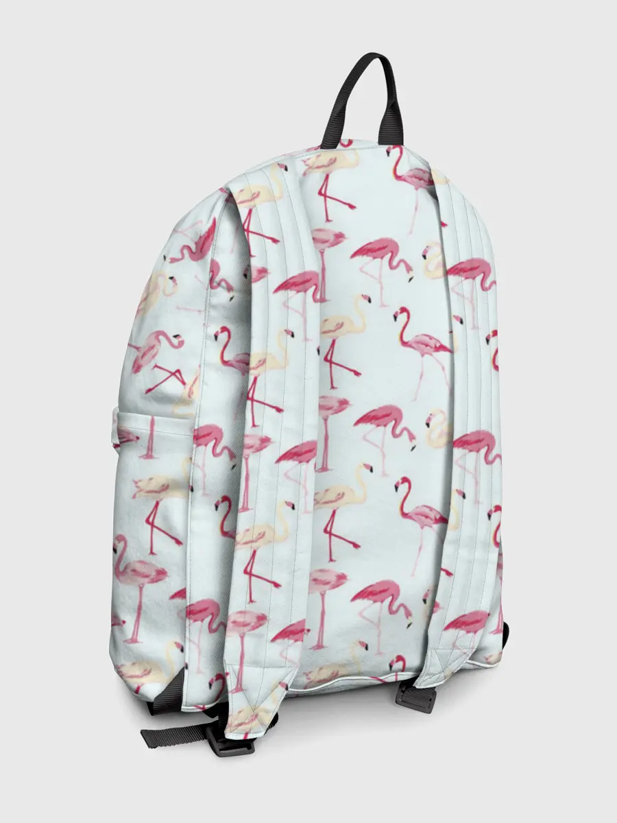 Рюкзак джинсовый / Фламинго