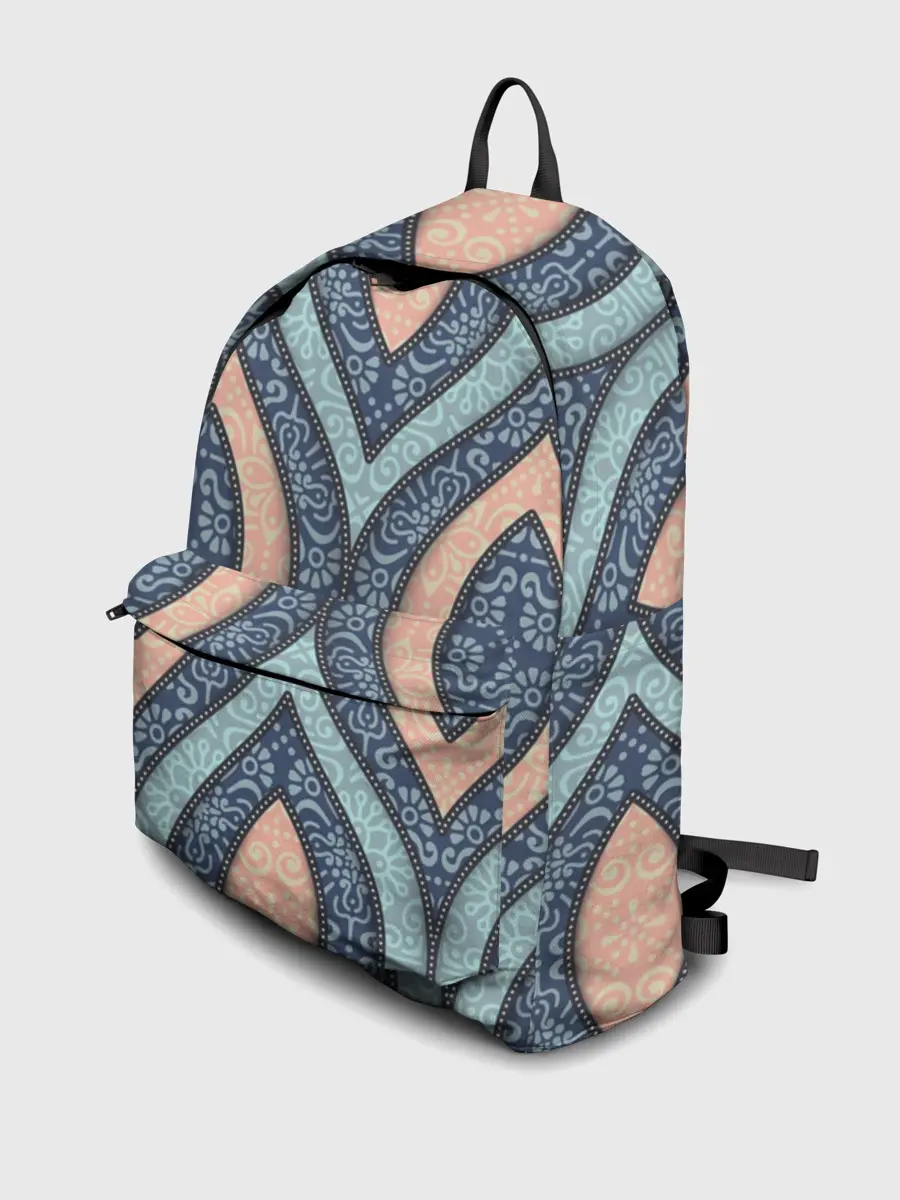 Рюкзак джинсовый / Восточный орнамент