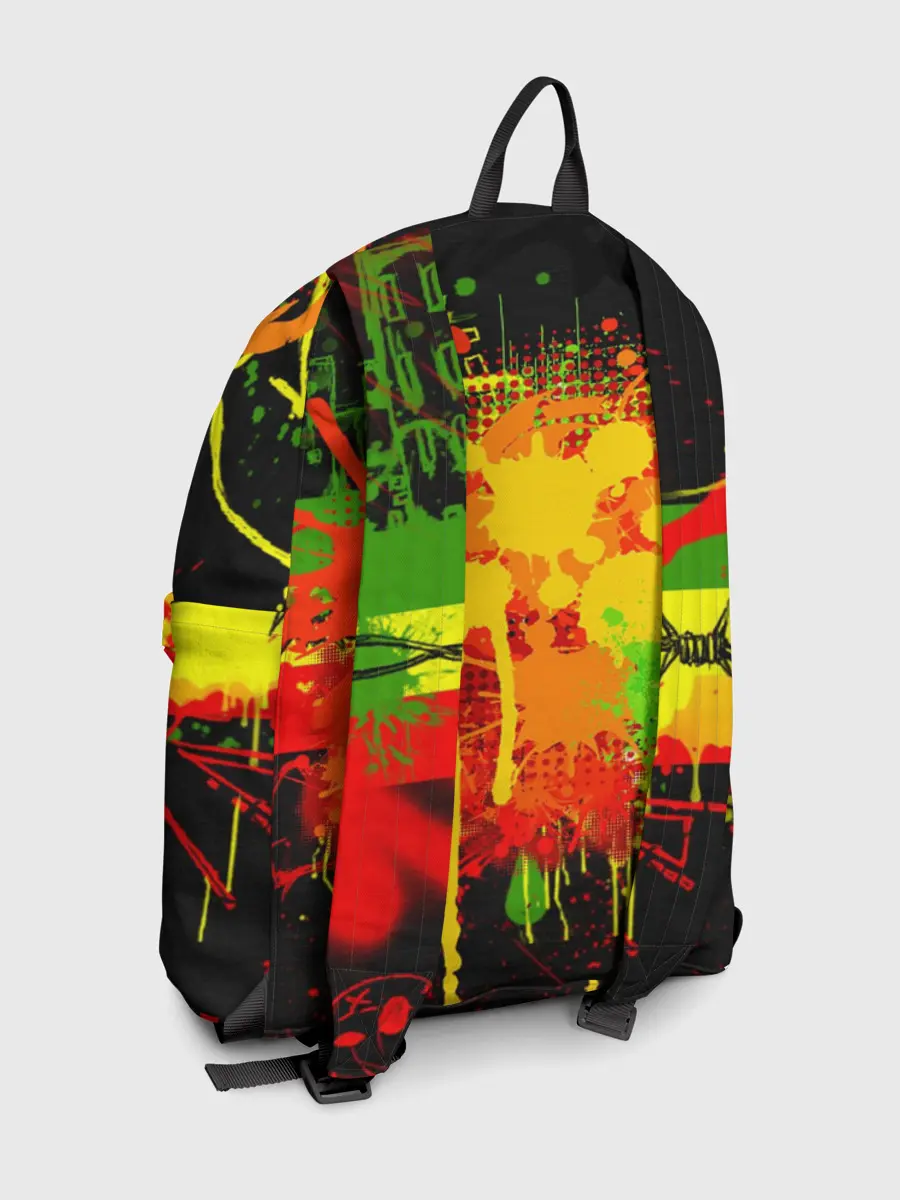 Рюкзак джинсовый / Боб Марли