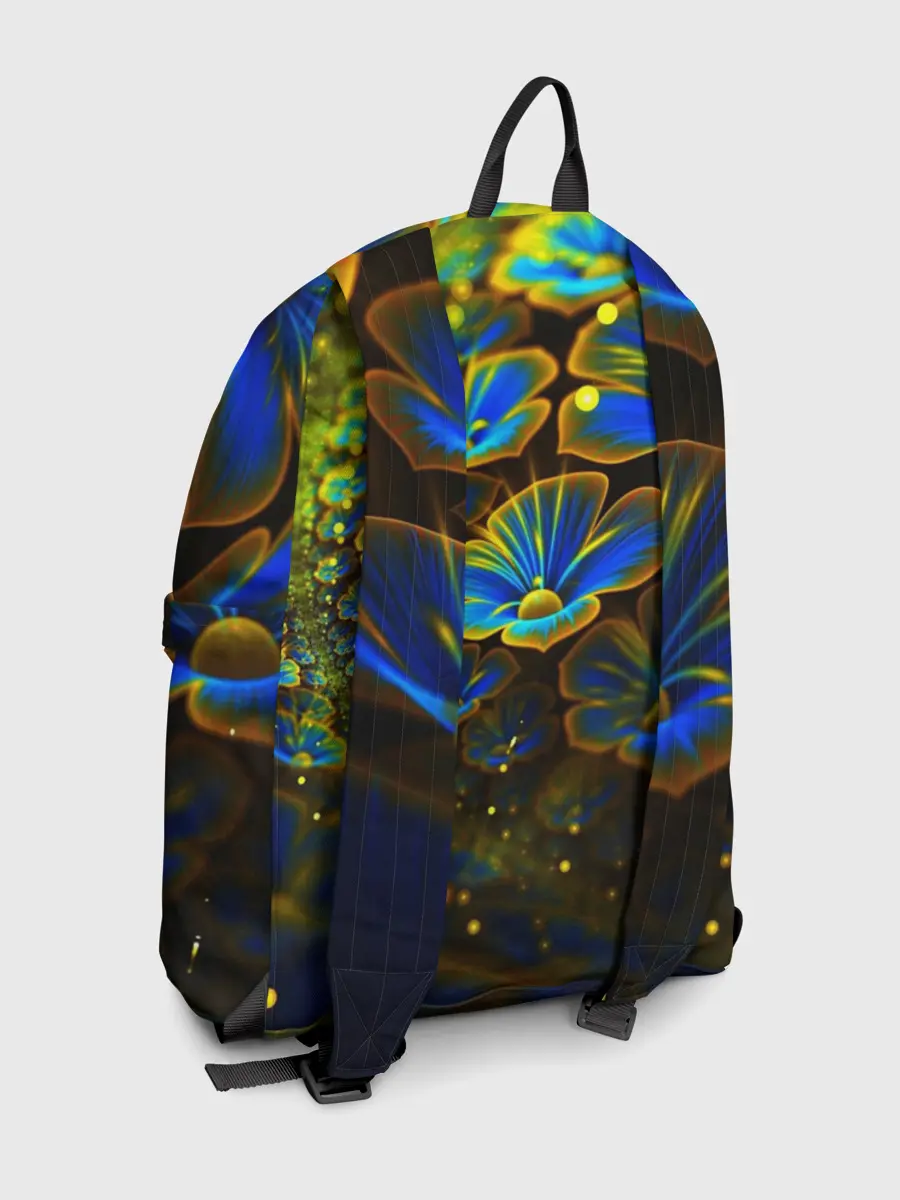 Рюкзак джинсовый / Ночные Цветочки