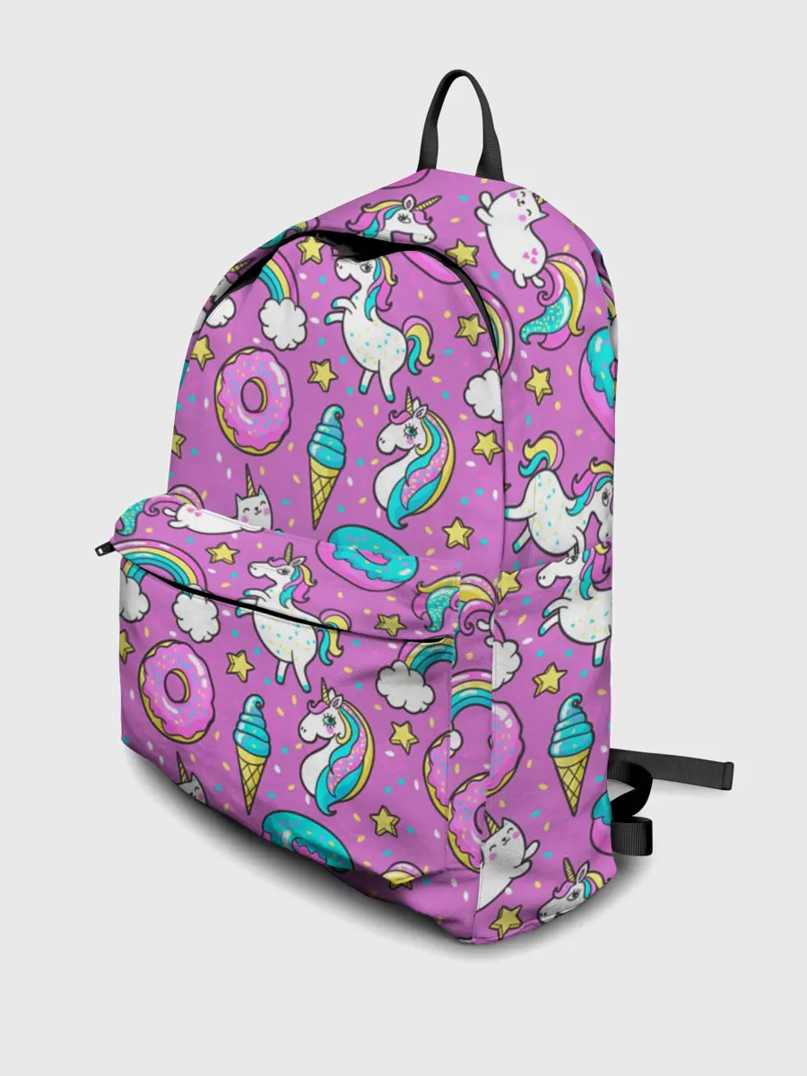 Рюкзак джинсовый / Pink unicorn