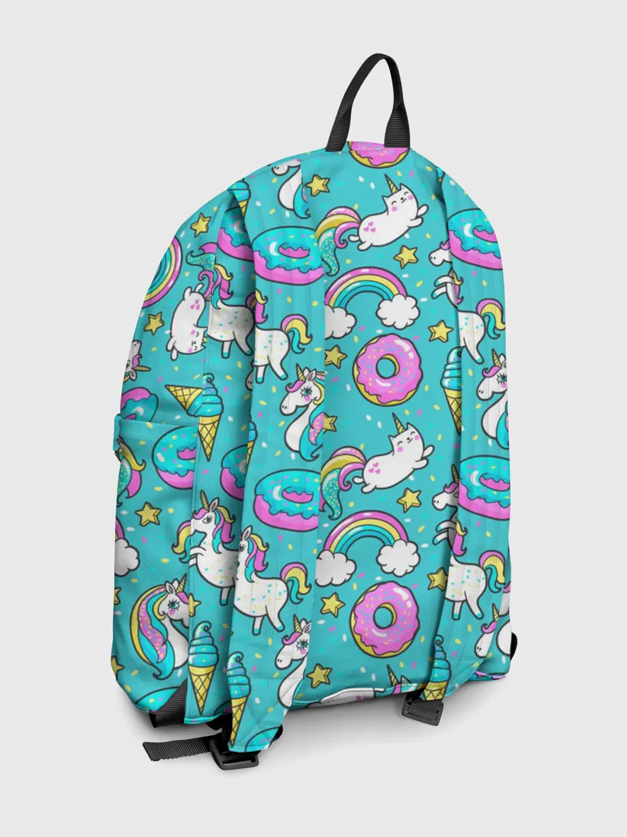 Рюкзак джинсовый / Turquoise unicorn