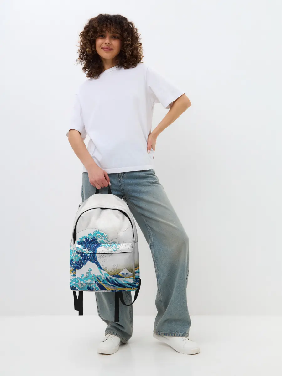 Рюкзак джинсовый / Japanese wave