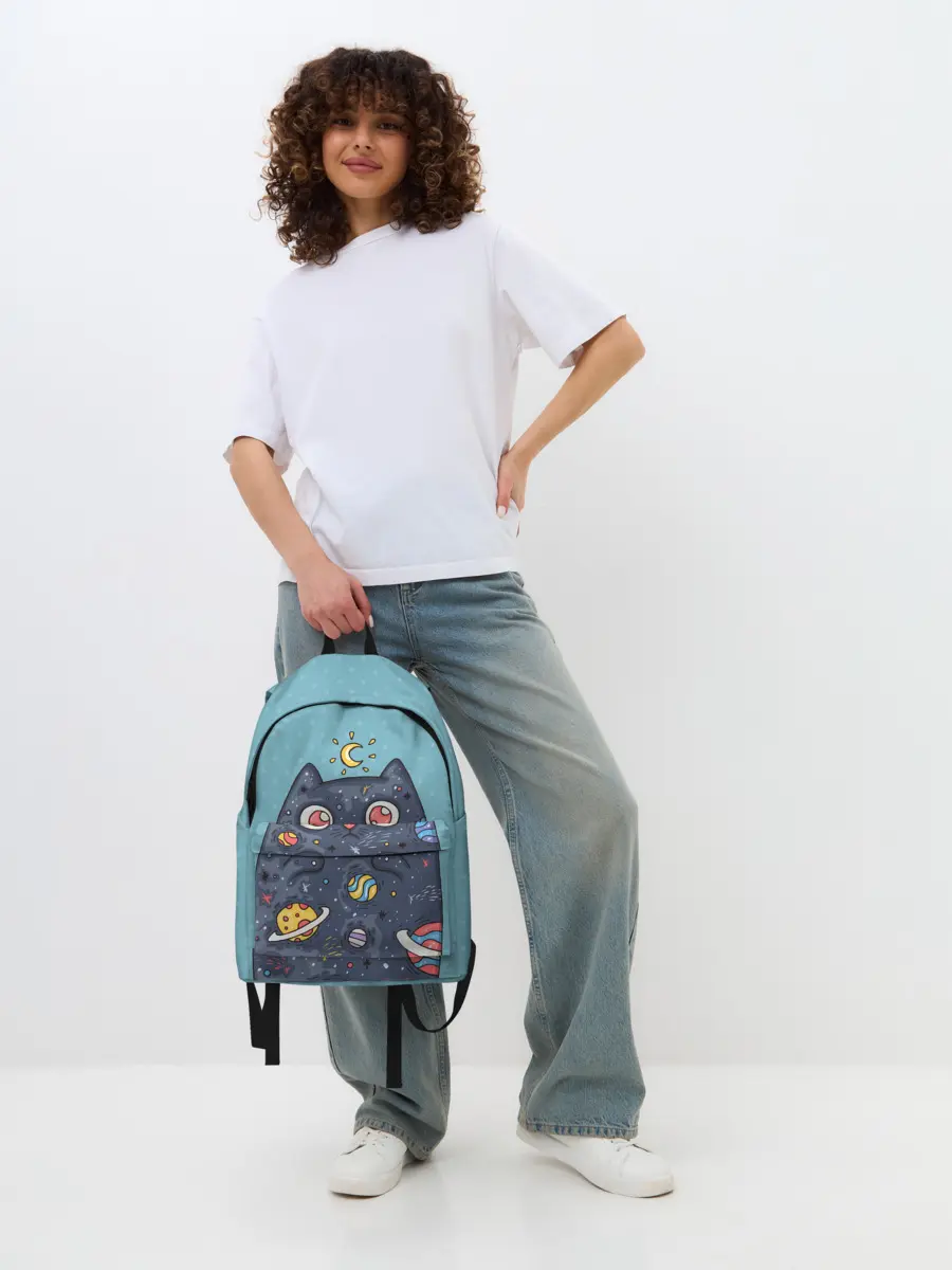 Рюкзак джинсовый / Cat