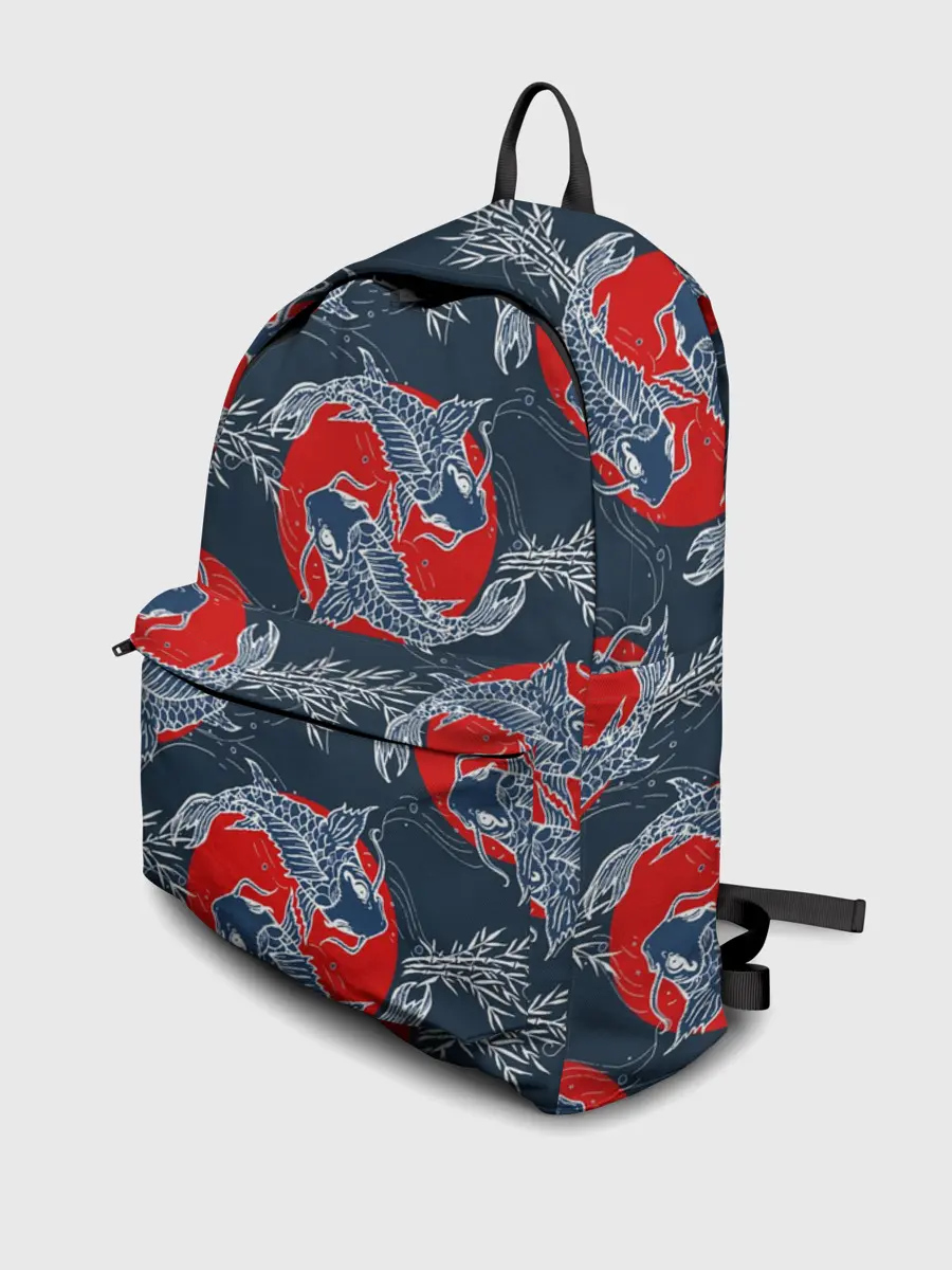 Рюкзак джинсовый / Japanese carp