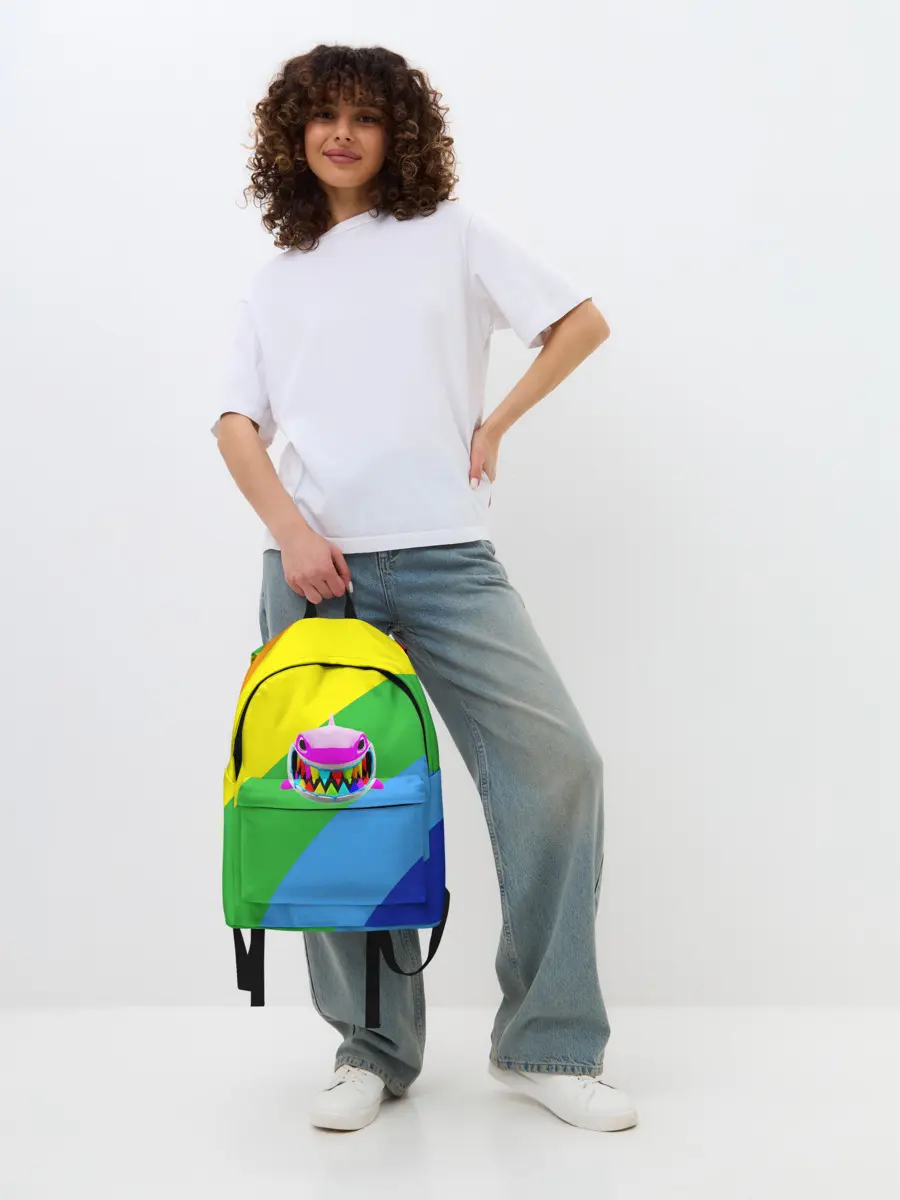 Рюкзак джинсовый / 6ix9ine