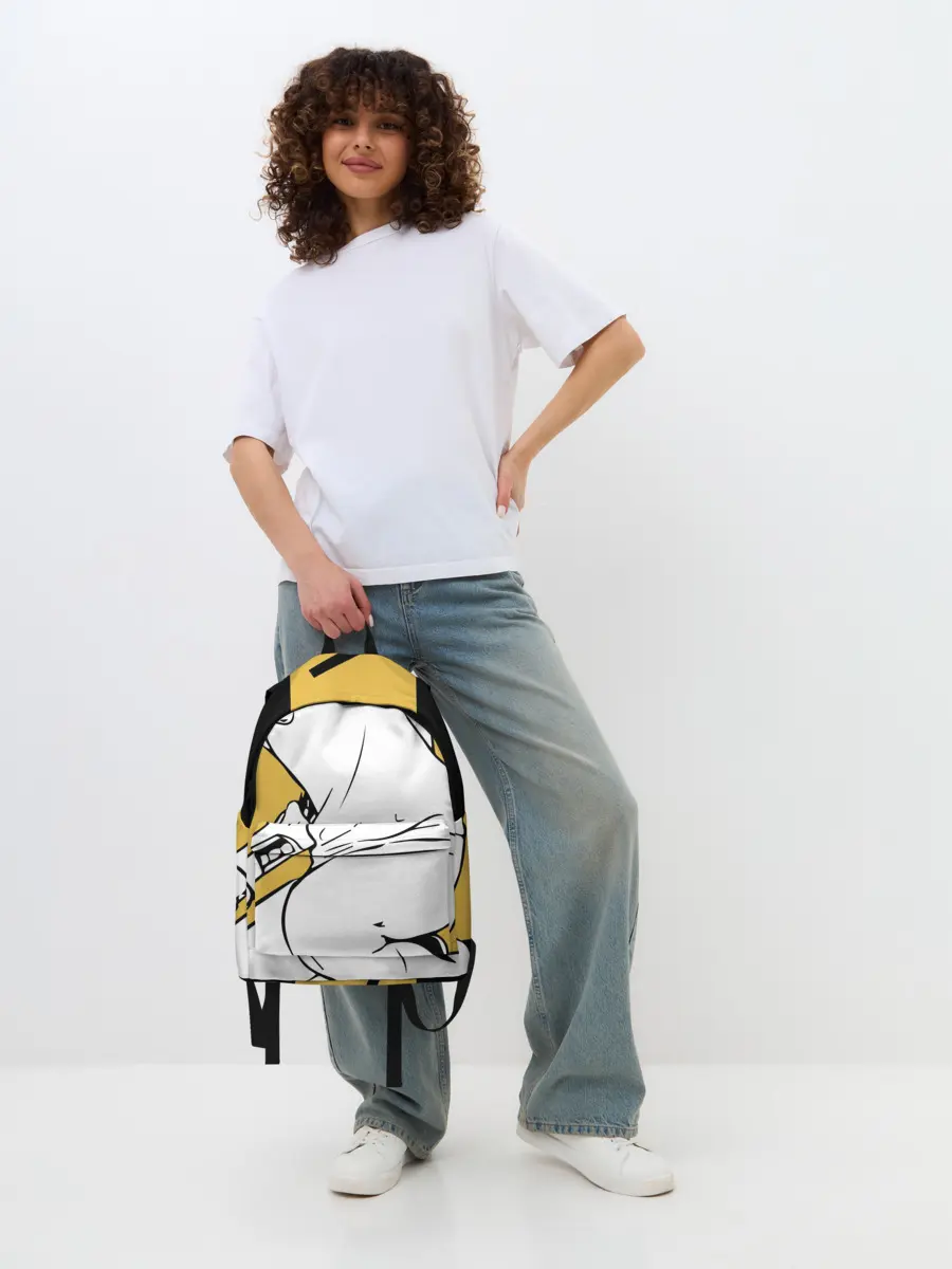 Рюкзак джинсовый / Генос One Punch Man