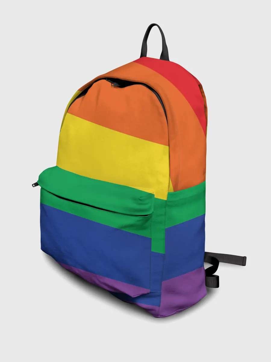 Рюкзак джинсовый / Радуга