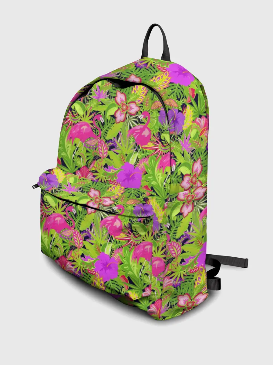 Рюкзак джинсовый / Flamingo | Tropical