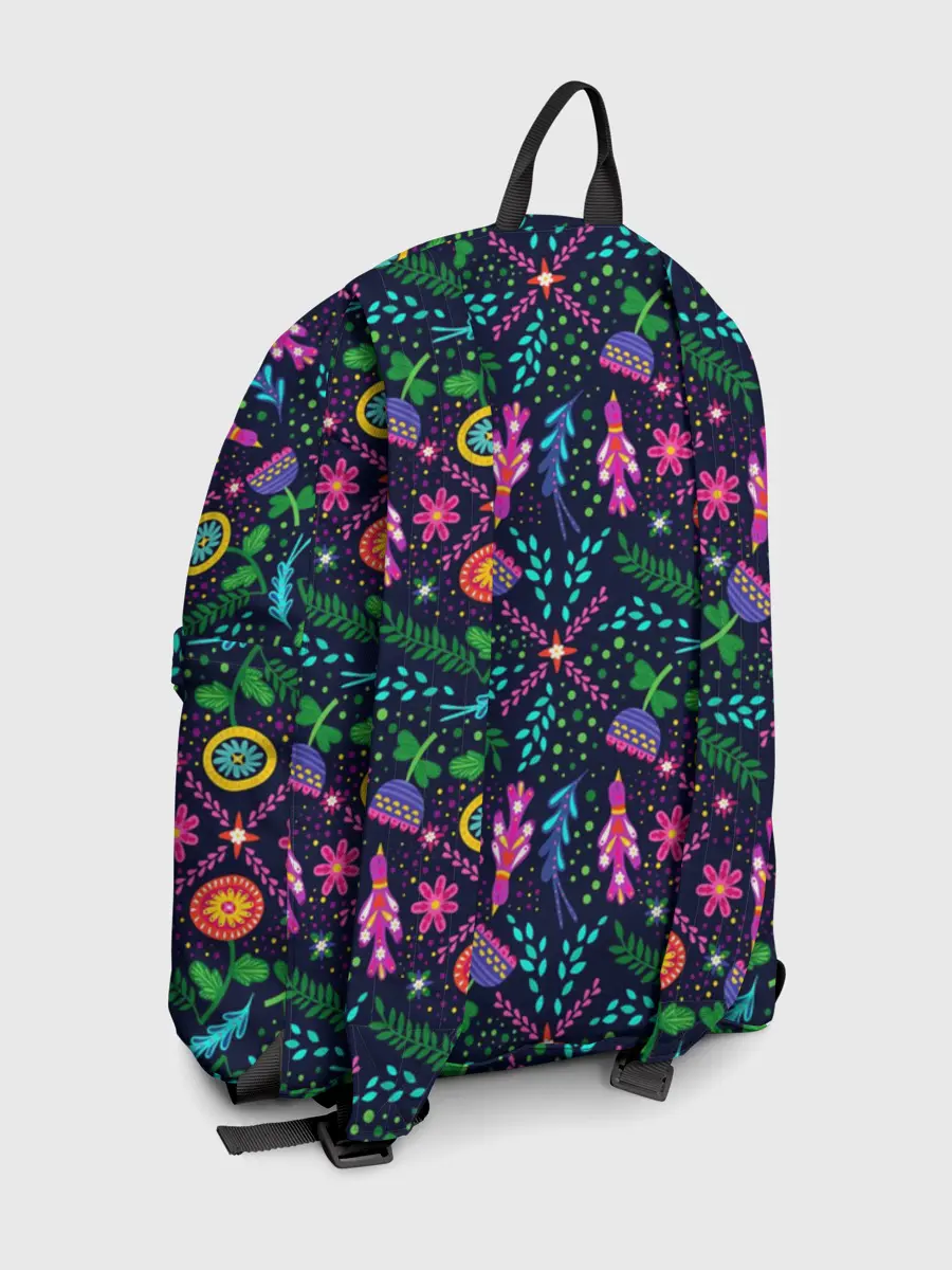 Рюкзак джинсовый / Орнамент Forest