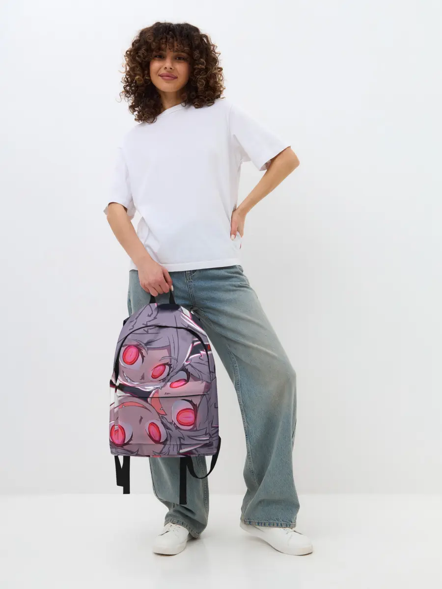 Рюкзак джинсовый / МИЛЫЕ КОШЕЧКИ