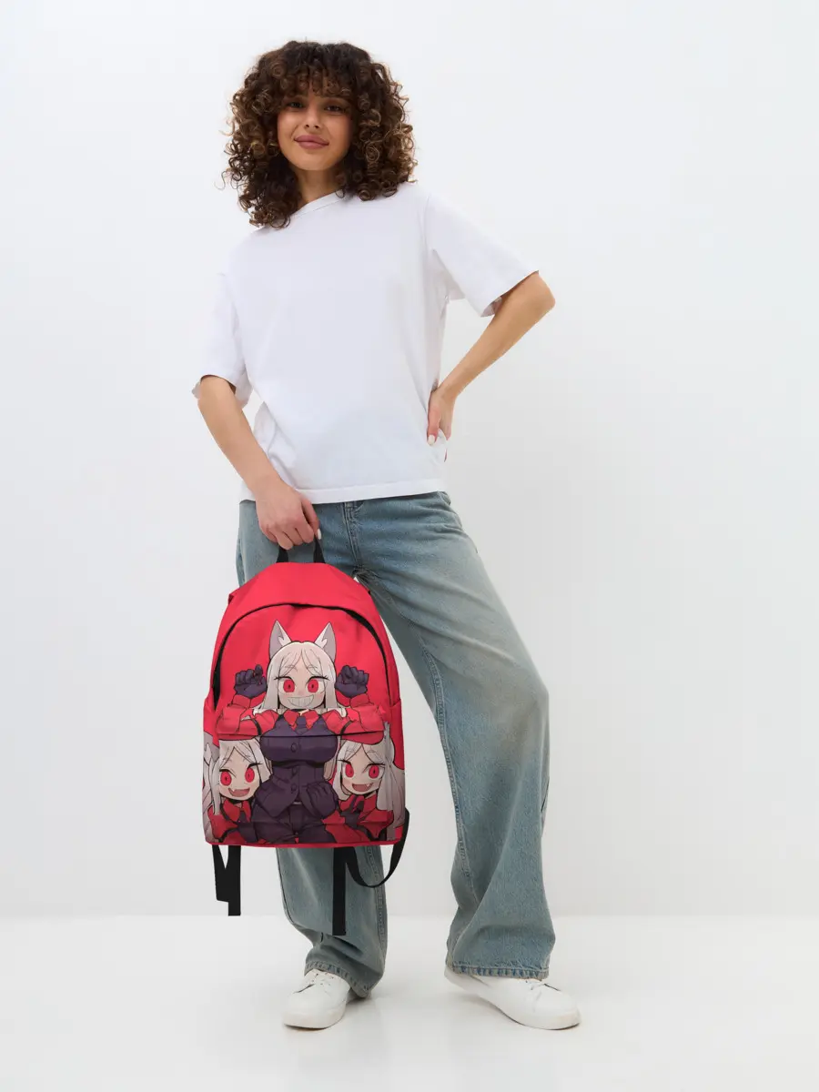 Рюкзак джинсовый / Сестрички Цербер