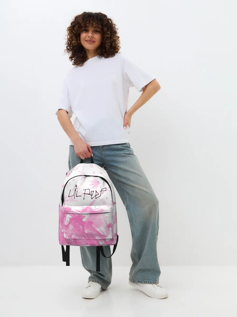 Рюкзак джинсовый / LIL PEEP / ЛИЛ ПИП