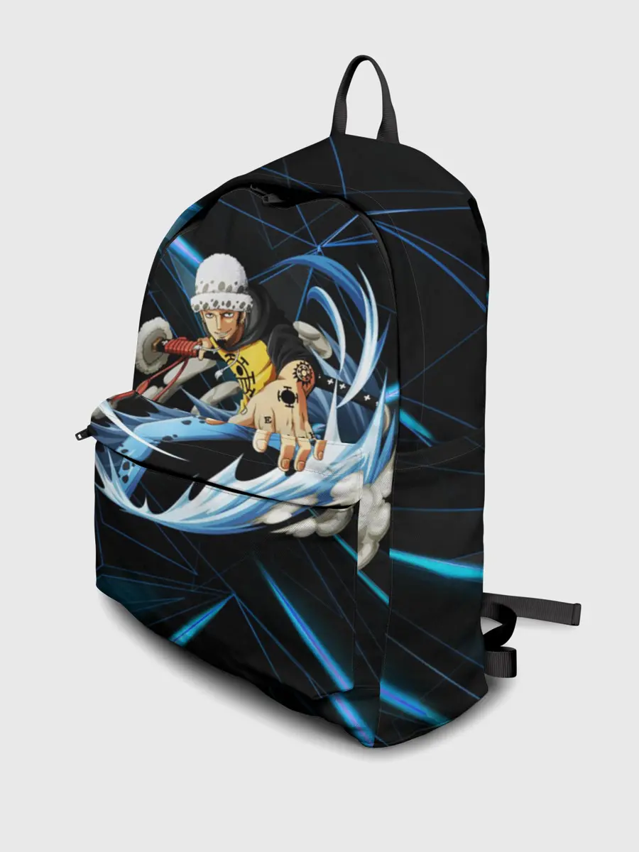 Рюкзак джинсовый / ТРАФАЛЬГАР ЛО. Металлический фон