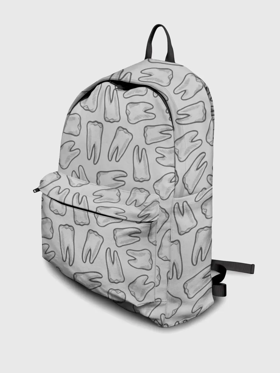 Рюкзак джинсовый / зубы