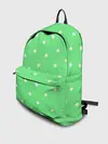 Рюкзак джинсовый / Горошек на зеленом